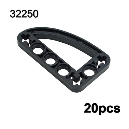Building Blocks DIY Thin Arm With Shaft Hole Compatible Assembles Particles 99773 6632 32056 32017 Educational Toys For Leduo