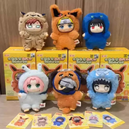 TOPTOY Cartoon backpack pendant, anime peripheral gift box, Naruto Blind box gift, Naruto Shipship Party series