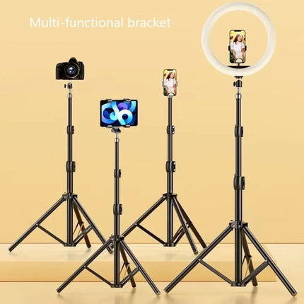Mobile Phone Live Support Photo Rripod Uulti-functional Video Recording Selfie Landing Tripod 1.6M 63 Inch For iPhone 15 Por Max