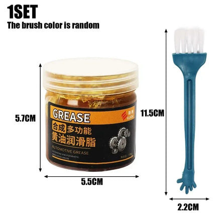 Car Care Grease Kit 100g Door Hinges Sunroof Tracks Anti-Squeak Lubricant Wheel Bearing Grease Maintenance for Mechanical Gears
