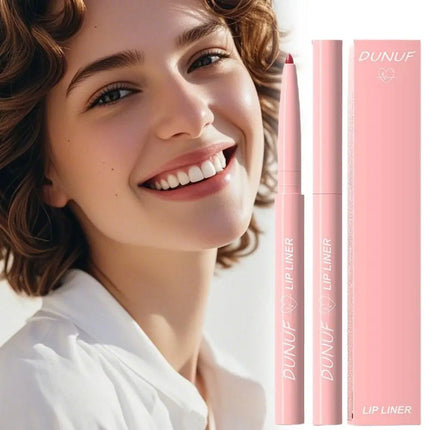 12 Colors Matte Lip Liner Set Long-Lasting Waterproof Lip Pencils with Precise Application Smooth Texture for Defined Lip Contou