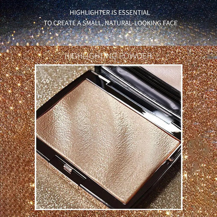 3Colors Facial Highlighter Makeup Palette Face Lasting Glow Brighten Contour Shimmer Powder Illuminator Highlight Cosmetics tool