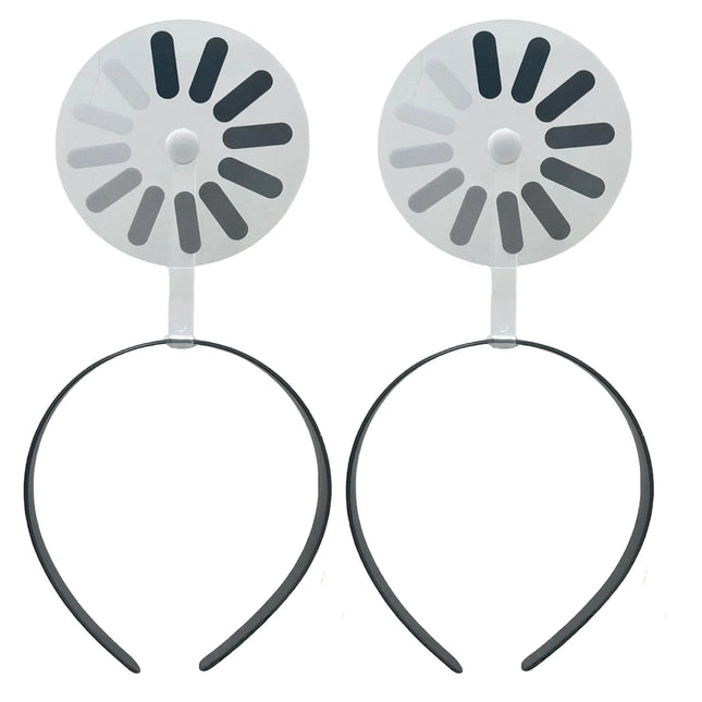 Creative Loading Headband/Hairpin Set for Women Girls, Rotation Funny Brain Loading  Hair Bands Hair Clip Party Props Accessory