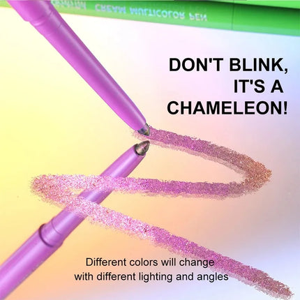 Color-changing Eyeshadow Stick Multi Chrome Eyeliner Waterproof Long Last Smooth Cream Gel Liner Eye Makeup Glitter Eye Shadow