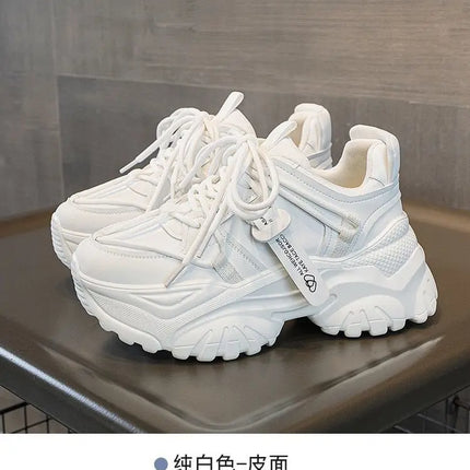Women's Shoes Casual Shoes Spring Sneakers Platform Woman-shoes Tennis Female Fashion Thick Sole 2024 Roses Trainers Increased I