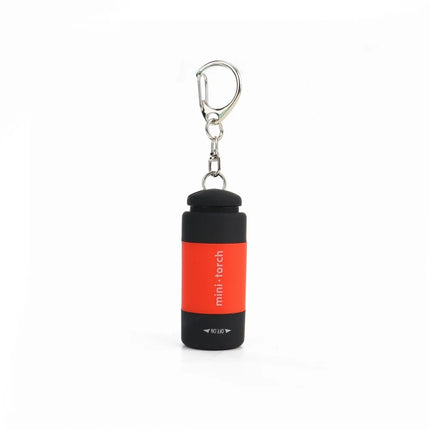 USB Charge LED Flashlight Multifunctional Strong Light Pocket Keychain Flashlight Waterproof Outdoor Hiking Camping Flashlight