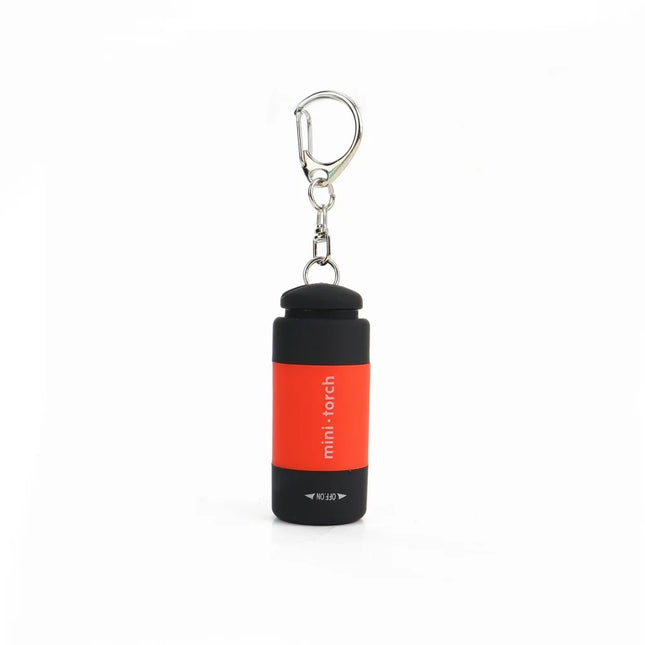 USB Charge LED Flashlight Multifunctional Strong Light Pocket Keychain Flashlight Waterproof Outdoor Hiking Camping Flashlight