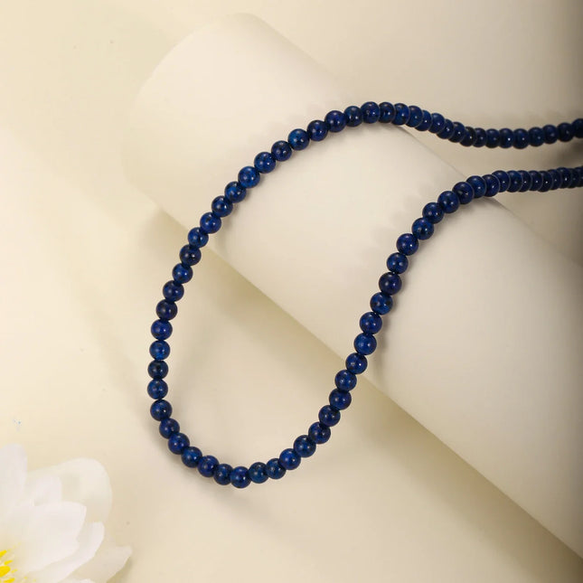 1PC 4mm natural amazonite stone beaded necklace for women ingx tiny pink wintersweet india onyx necklace women beaded jewelry