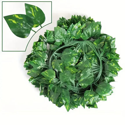 Home Decor Artificial Ivy Leaf Garland Plants Vine Fake Foliage Flowers Creeper Green  Leaf Ivy Wreath