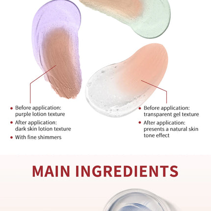 Moisturizing Correcting CC Cream Waterproof Anti-sweat Makeup Before Concealer Lasting Women Makeup Protect Skin erborian Make