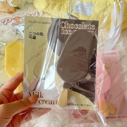 Mousse Cake Squishy Toy Slow Rising Brown Sugar Mousse Square Cake Slow Rebound Squeeze Toy Anti Stress Release Hand Relax Gift