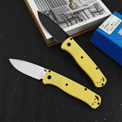 535 Bugout High Quality Folding Pocket Knife 440C Steel Blade Nylon Fiber Handle Outdoor Knife Camping Portable Tool