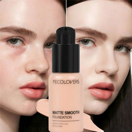 1 Pcs Full Coverage Face Foundation, Strong Coverage Oil-control,  Waterproof Long-lasting, Suitable for Multiple Skin Tones