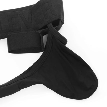 CLEVER-MENMODE Men's Sexy O-Ring Elephant Nose Briefs Ice Silk Men Ultra Thin Long Penis Mini Panties Miceo Openwork Lingerie