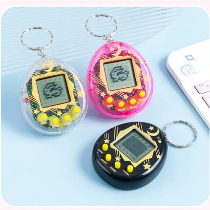 2026 New Cross-Border Electronic Pet Machine Virtual Retro Handheld Game Keychain Children's Toy Gift Luminous Toys