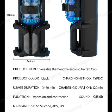 Automatic Thrusting Male Masturbator Cup Stimulators Game Jet Cups Retractable Vibrating Robotic Handle Control Sex Toys For Men
