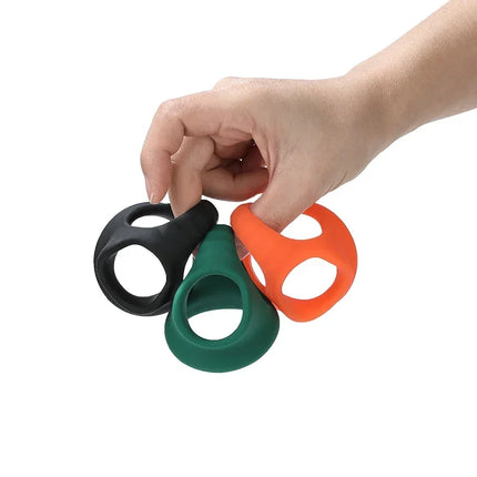 Soft Silicone Chastity Cage Cock Ring for Men Erection Delay Male Penis Ejaculation Urethral
