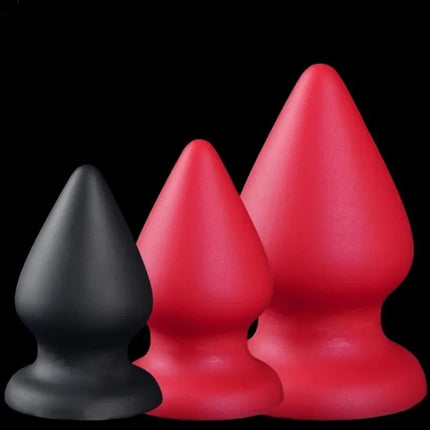 S-XXXL Huge Anal Plug Liquid Silicone Soft Conical Butt Plug Big Anal Dildos for Women Men G-spot /prostate Massage 18+ Sex Toys