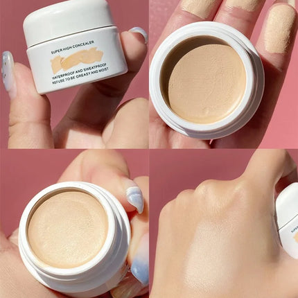 Waterproof Full Coverage Concealer for Tattoos, Scars - Natural Finish Foundation for All Skin Tones & Types