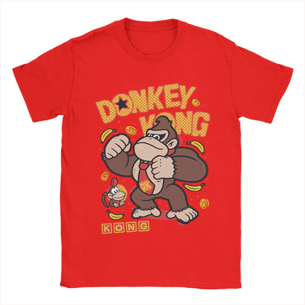 2025 Men Women's T-Shirt Donkey Kong Arcade Game T Shirts Fashion Summer Tees Y2K Casual Casual Cotton Clothes Birthday Gift Tee