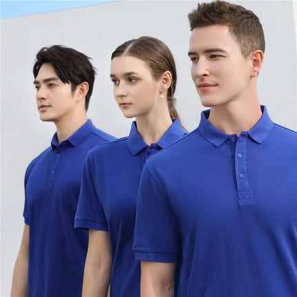 Personalize Design High Quality 100% Cotton Polo Shirts Brand Custom Logo Polo Crewneck For Men And Women Customize POD Top Tees