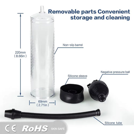 Penis Pump Penis Enlargement Vacuum Pump Agrandisseur De Penis Pump Adult Sexy Product Sex Toys Shop for Man Couples Adults