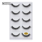 5pairs-3D-X01 / mink eyelashes