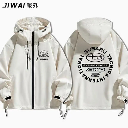 Subaru printed STI racing products, autumn and winter casual jacket fan clothing, men's and women's assault jackets
