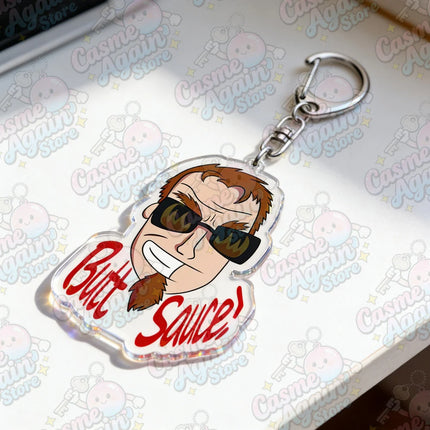 Cartoon Chibi Postal Dude Keychain Accessories Bag Anime Postal Peeker Keyrings Jewelry Manga Game Fans Gifts