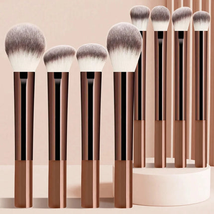 13PCS Makeup Brush Set Foundation Concealer Powder Eyeshadow Blush Brush Kabuki Blending Cosmetic Beauty Tool for Face