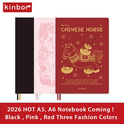 Kinbor Weekly Planner Notebook UnDated Agenda Schedule Daily Monthly Journal Book Portable Record Diary Plan Notepad Stationery