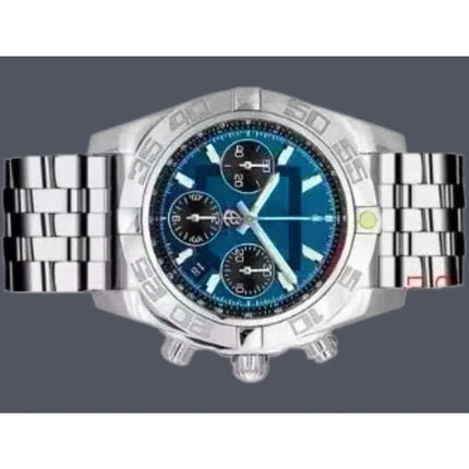 2026A111.44mm high-quality men's luxury quartz movement watch, chronograph, date watch, stainless steel men's watch