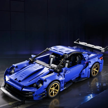 Building block sports car 1:14 RC toy car, building block toy birthday gift, sports car model, children's DIY gift