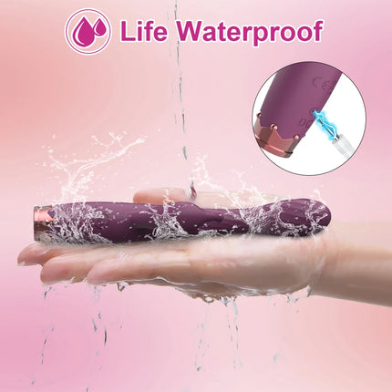 Beginner G-Spot Vibrator for Women, Rabbit Vibrator for Vagina and Clitoris Stimulation, Female Masturbator, Adult Sex Toy for Women