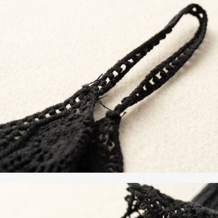 Korean Japanese Brand Lace Hollow out Svel Thin Top Women Summer Loose Linen Csole Vest Inner Wear Tank Top