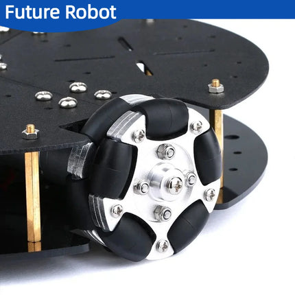 58mm 82mm Aluminum Alloy Omni Wheel 12Kg 15Kg Load Plastics or Metal Wheel ROS Programmable Platform Omnidirectional Sport Wheel