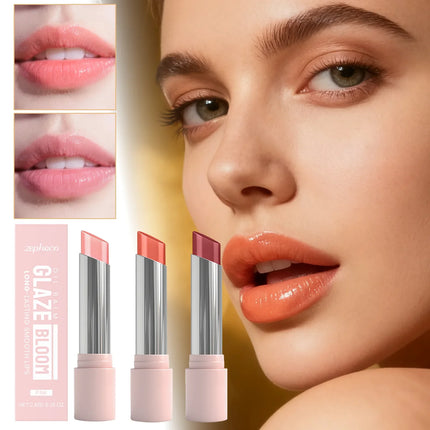 Pink Smooth Lip Balm Hydrating Moisturising Plumping Glossy Care Nourishing Repair Lip Gloss Acid For Daily Lip Care