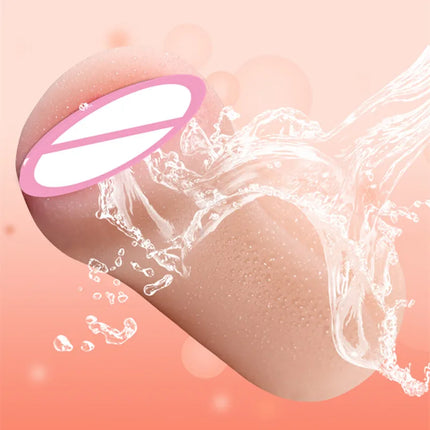 Oral Male Masturbator Masturbation Soft Stick Deep Throat Artificial Blowjob Realistic Vagina Sexy Pocket Pussy Sex Toys For Men