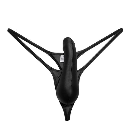 Sexy T-back Ultra-thin Solid New Hot Mens G Strings Thongs Men Penis Men's glossy thong Bikini Pouch Panties Men Underwear