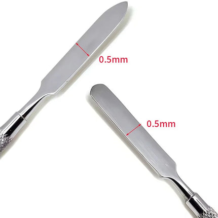 10pcsStainless Steel Mixing Spatula Tool Spatuler   Stick Color Tools  Dental Nail Art Makeup Foundation Eyeshadow Mixing