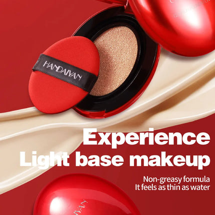 Korean Air Cushion Foundation - Light Natural Moisturizing Concealer Whitening Oil-Control Women's Long-lasting Makeup Base