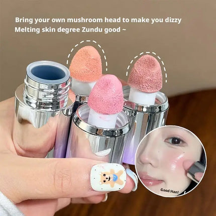 NEW Soft Color Translucent Liquid Blush Moisturizing Clear and Clear Pink White Lift Natural Matte Blush for Girls Makeup