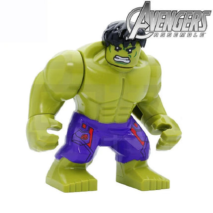 Building blocks, Marvel superheroes, assembled dolls, Spider Man, Iron Man, Venom, Shark, Deadpool, DIY gifts, children's toys