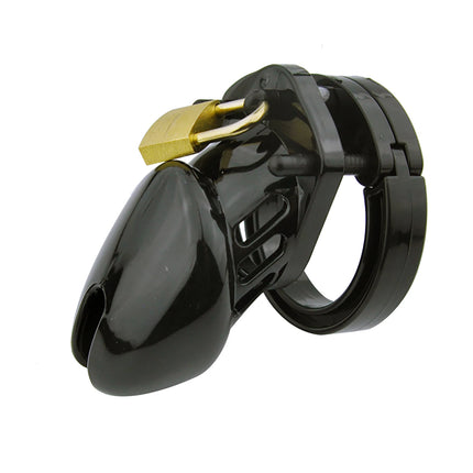 Plastic Urethra Chastity Lock with 5 Snap Ring Penis Bondage Adult Men's Chastity Cage Cock Restriction BDSM Abstainer Sextoys
