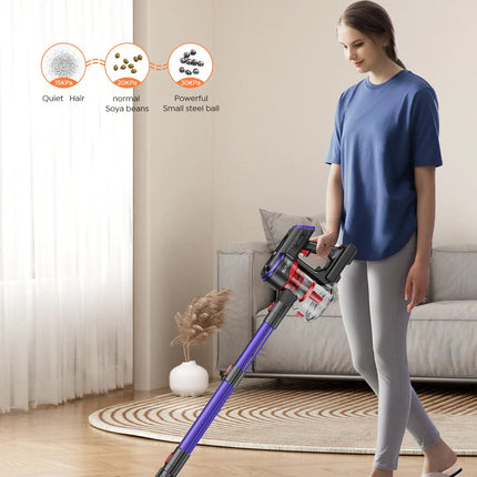 Buture JR400 38000Pa 450W Cordless Vacuum Cleaner Handheld Car with Touch Display Smart Home Appliance 55 Mins Runtime Wireless