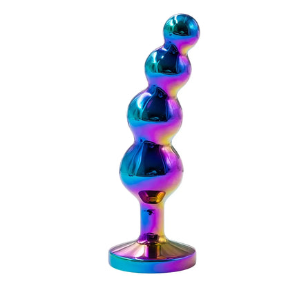 Metal Anal Plug Prostate Massager Anal Beads Butt Plug Metal Dildo G-spot Stimulating Sex Toys for Men and Women But Plug