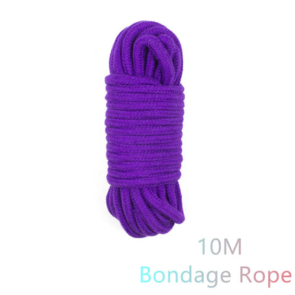 4 Colors  Fetish Exotic Shibari Accesories of Handcuffs Bondage Rope for Men Women Slave Role Play Binder Restraint Touch Fun