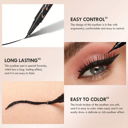 Ultra-thin Waterproof Liquid Eyeliner Dry Quickly Smooth Eye Liner Long Last Lower Eyelash Pen  Makeup Cosmetics 6 Colors