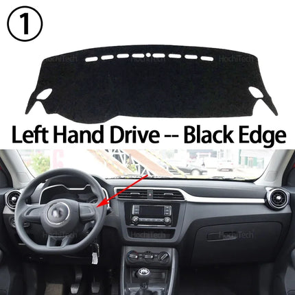 Car Dashboard Cover Avoid Light Pad Instrument Panel Mat Case Carpets for MG ZS ZX ZST Astor 2017 2018 2019 2020 2021 2022