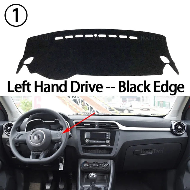 Car Dashboard Cover Avoid Light Pad Instrument Panel Mat Case Carpets for MG ZS ZX ZST Astor 2017 2018 2019 2020 2021 2022